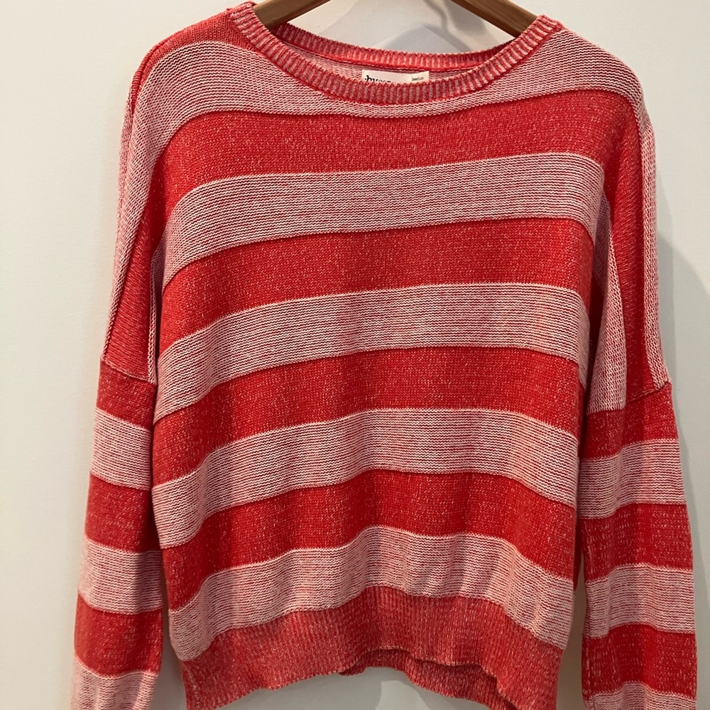 Striped Red Sweater for Women